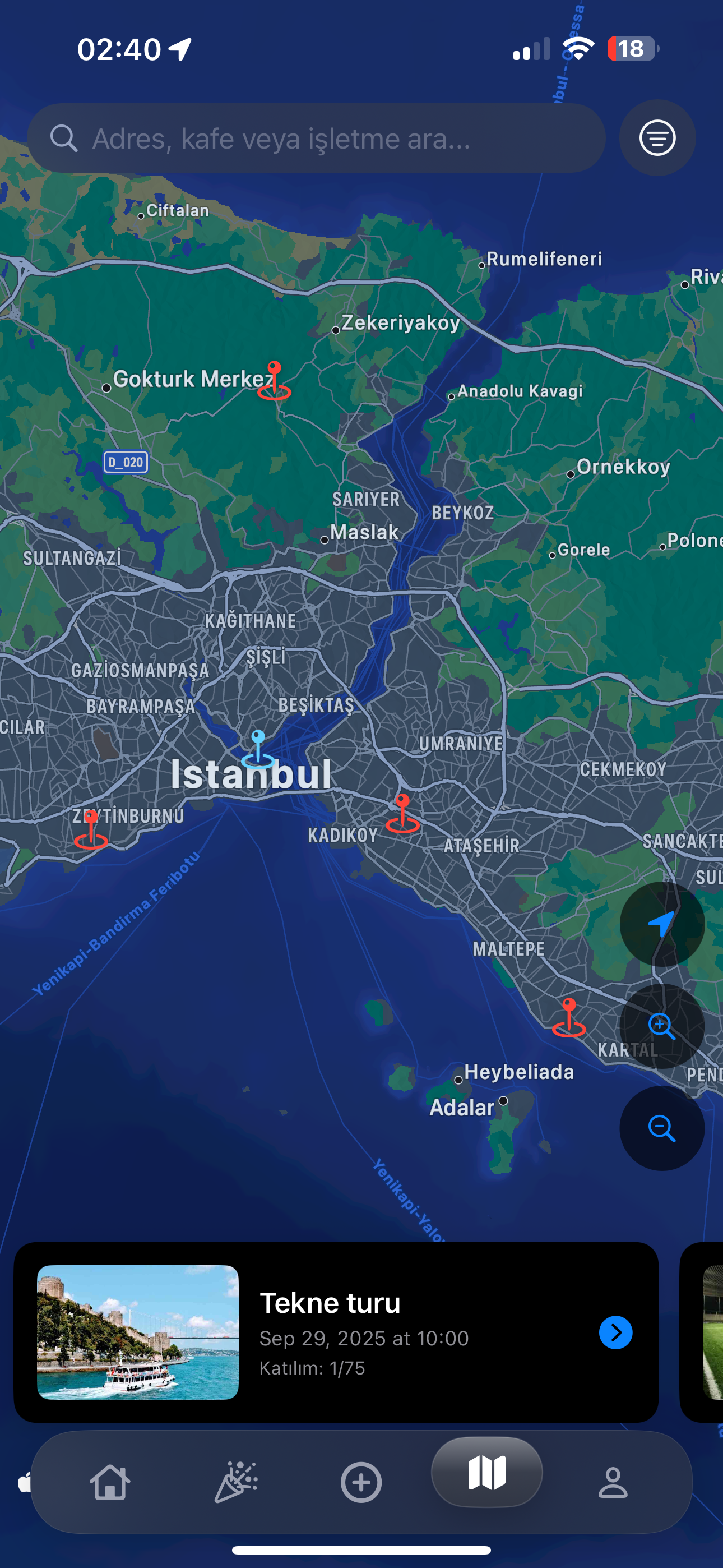 Haritada Keşfet